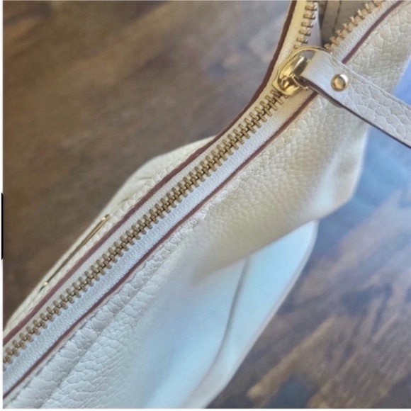 KATE SPADE Elegant Cream White HOBO Leather Shoulder Bag - Picture 7 of 9